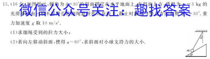 [泸州二诊]2022-2023学年泸州市高2020级第二次教学质量诊断性考试物理`