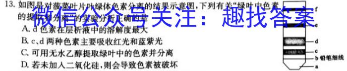 2023届吉林高三年级2月联考生物