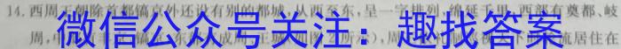 江西省2023年最新中考模拟训练（一）历史