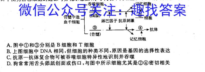 安徽第一卷·2023年九年级中考第一轮复习（六）生物