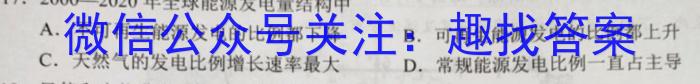 2023届吉林、黑龙江、安徽、云南四省联考 老高考新课标适应测试地理