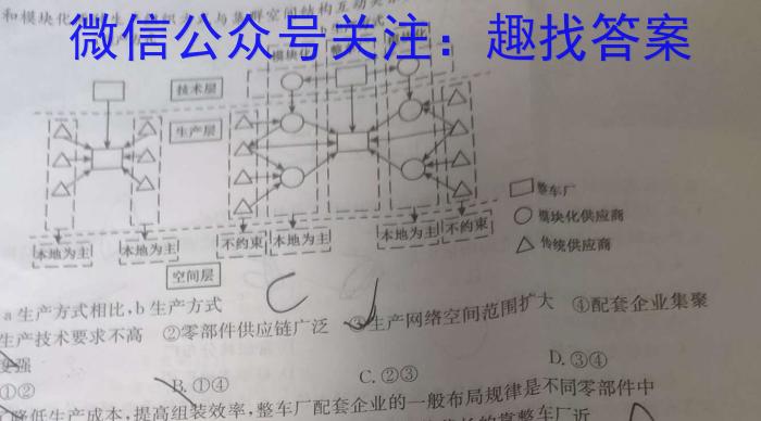 衡水金卷先享题信息卷2023全国甲卷5s地理