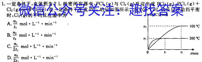 2023普通高等学校招生全国统一考试·冲刺押题卷QG(六)6化学