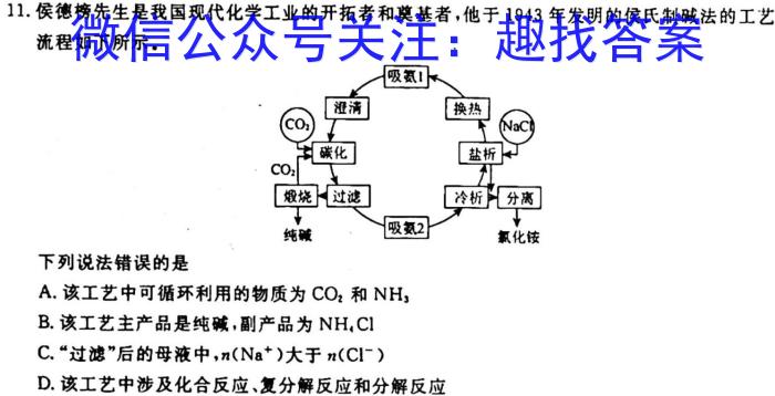 [三省三校一模]东北三省2023年高三第一次联合模拟考试化学