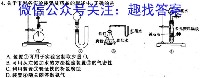 安徽省2023年九年级万友名校大联考试卷二化学