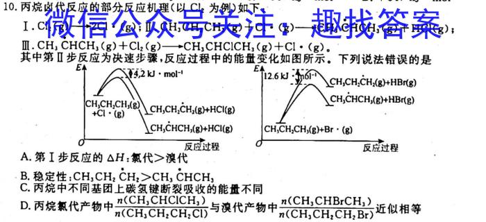 江西省2023年会考水平练习（二）化学