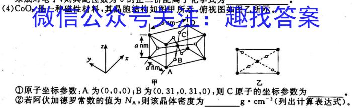 扶沟高中2022-2023学年度下学期高二第一次考试化学