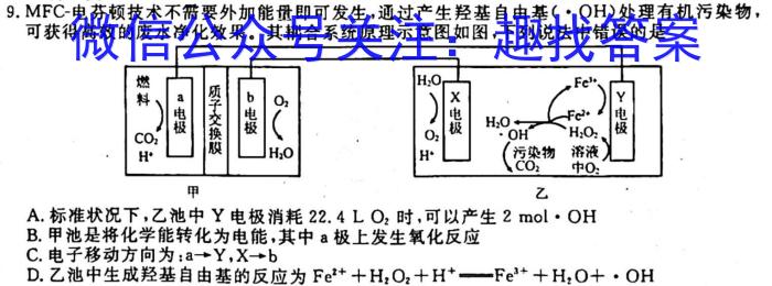 河北省2023届九年级结课质量评估（23-CZ136c）化学