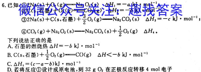 安徽第一卷·2023年九年级中考第一轮复习（十五）化学