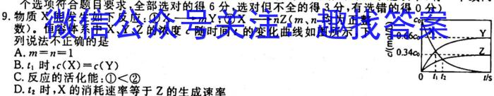 山西省2025届七年级下学期阶段评估（一）化学