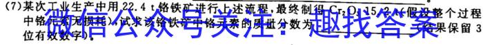2024-2023下学年高三年级TOP二十名校二月调研考试化学