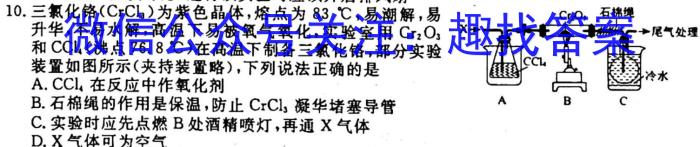 2024学年第二学期浙江强基联盟高三2月统测(23-FX07C)化学