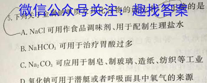 2023年江西省上饶市中考模拟冲刺卷化学