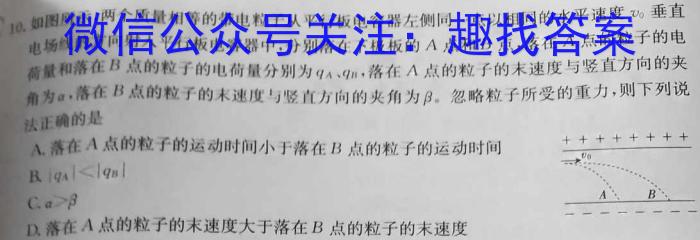 天一大联考2022-2023学年高二年级基础年级阶段性测试(三)物理`