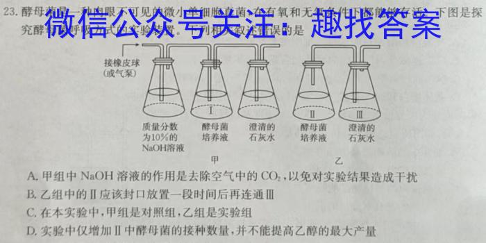 [日照一模]2023年日照市2020级高三模拟考试生物