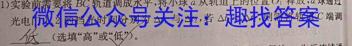 2023届九师联盟高三年级2月联考（X）物理.