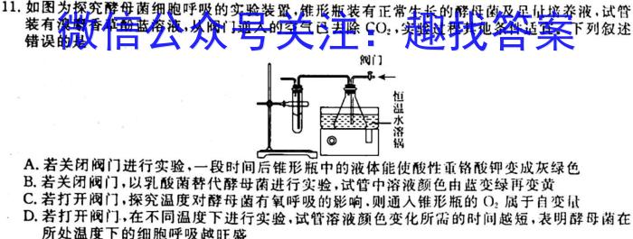 学普试卷·2023届高三第六次(模拟版)生物