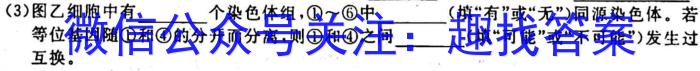 衡水金卷先享题信息卷2023届全国乙卷A 二生物