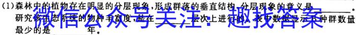 【咸阳一模】咸阳市2023届高考模拟检测（一）生物