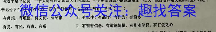 安徽省中考必刷卷·2023年名校内部卷（一）s地理