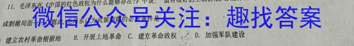 百校联赢·2023安徽名校大联考二政治s