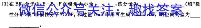 安徽省2023届九年级中考模拟试题卷（一）化学