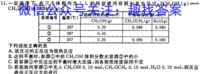 长郡、雅礼、一中、附中联合编审名校卷2023届高三月考试卷六6(全国卷)化学