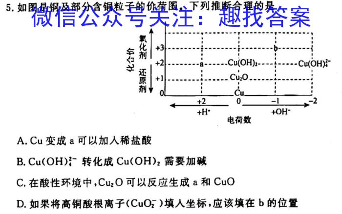 贵州2023年六校联盟高三下学期适应性考试(三)化学