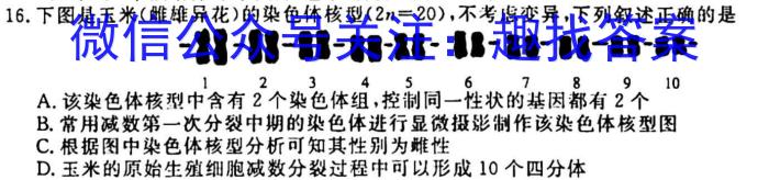 吉林省长春市九台区2023届九年级学业质量调研检测生物