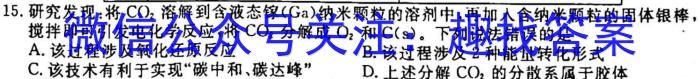 江西省2023年初中学业水平模拟考试（四）化学
