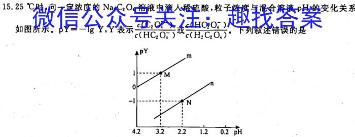 安徽省2023届九年级3月C20联考化学