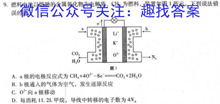 2023届辽宁省高二期末考试(23-249B)化学