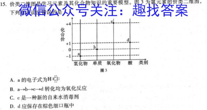 衡水金卷先享题信息卷2023新老高考化学