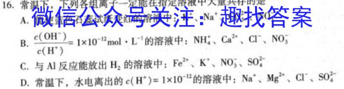 河南省2022-2023学年八年级下学期阶段性评价卷化学