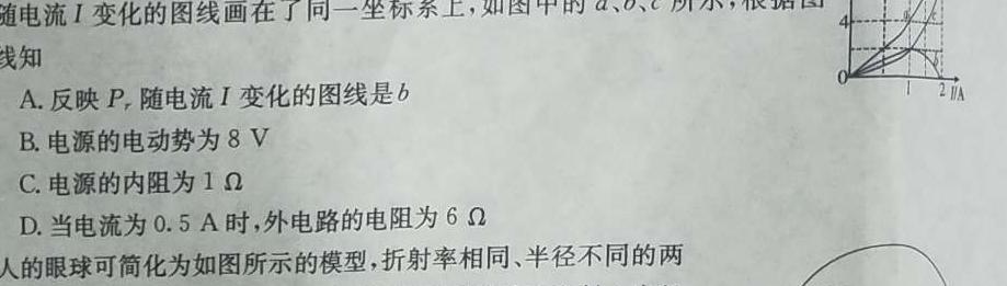 绵阳南山中学2023年春高三下期3月月考-物理