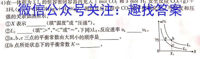 2023年百万大联考高三年级3月联考化学