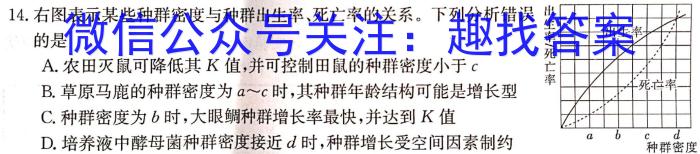 2023届山东省德州市高三年级第一次模拟考试生物