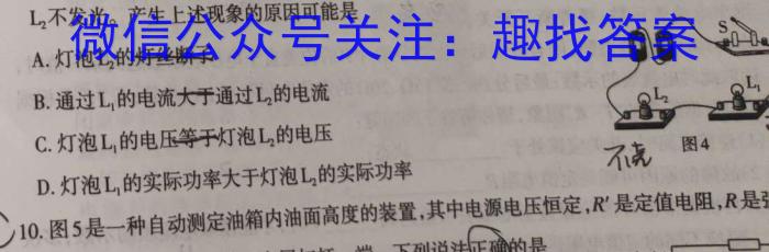 2023届高考北京专家信息卷·仿真模拟卷(四)4物理`