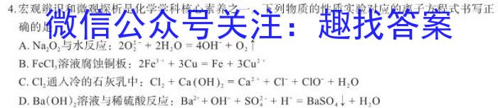 2022~2023学年核心突破QG(十九)19化学