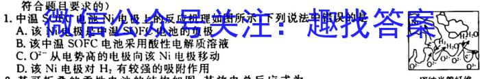 佩佩教育·2023年普通高校统一招生考试 湖南四大名校名师团队模拟冲刺卷(3)化学