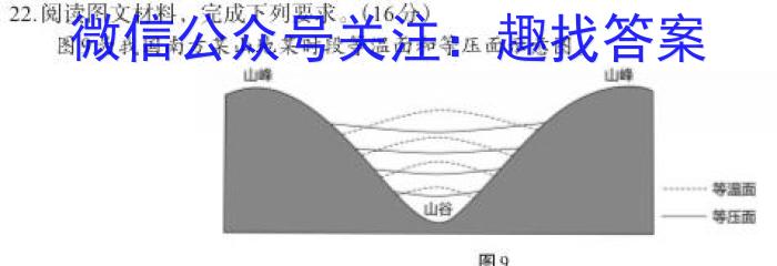 甘肃省临夏州2023届高三年级2月统考地理