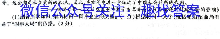 安徽第一卷·2023年九年级中考第一轮复习（九）历史