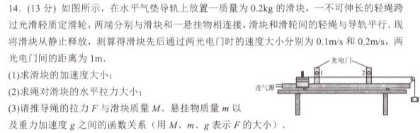 ［学林教育］2023年陕西省初中学业水平考试·仿真摸底卷（B）-物理