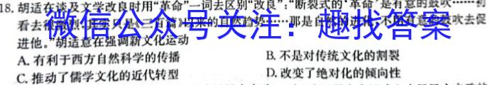 安徽省九年级2022-2023学年新课标闯关卷（十三）AH政治s