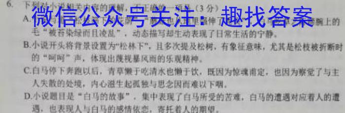 师大名师金卷 2023年陕西省初中学业水平考试模拟卷(四)政治1