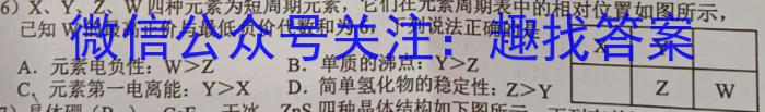 学普试卷2023届高三第一次优化调研卷(一)化学