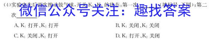 2023届甘肃高三年级2月联考化学