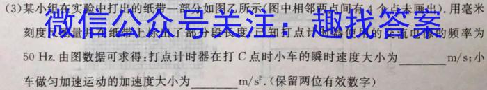 2024-2023学年安徽省九年级下学期阶段性质量检测q物理