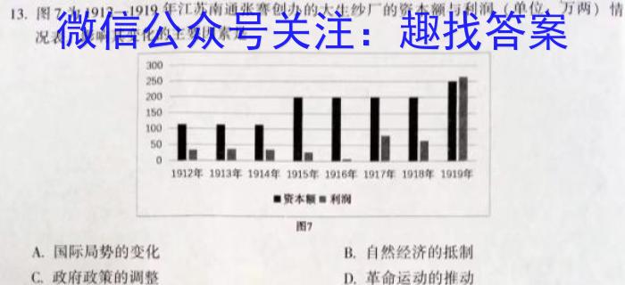 2023届山东高三年级3月联考（807C·SD）历史