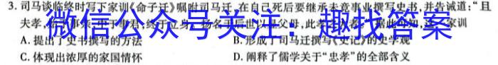 安徽省2023届九年级下学期教学评价二（期中）政治s